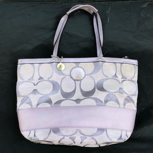 Authentic Coach Lavender Bag